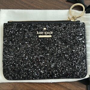 Kate Spade Laurel Way Glitter Bitsy Cardholder Keychain